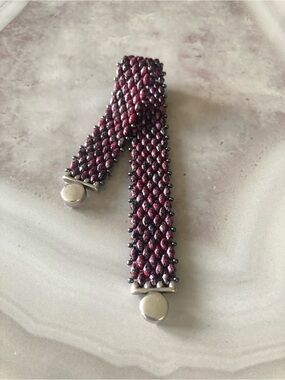 ✨Tweedy in Pink Handmade Beaded Bracelet with Designer Clasp✨